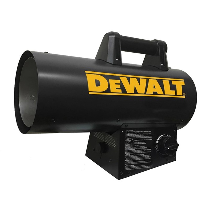 DeWalt 60,000 BTU/Hr. 1500 Sq. Ft. Forced Air LP Gas Portable Heater | Bigbigmart.com