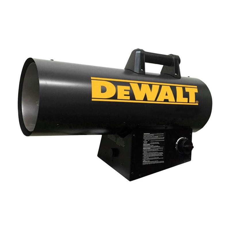 DeWalt DXH125FAV 125,000 BTU/hr. 3000 Sq. Ft. Forced Air LP Gas Portable Heater | Bigbigmart.com