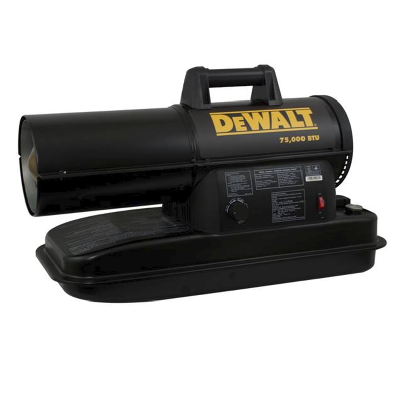 DeWalt F340761 75,000 Btu/Hr.1750 sq. ft. Forced Air Kerosene Heater | Bigbigmart.com