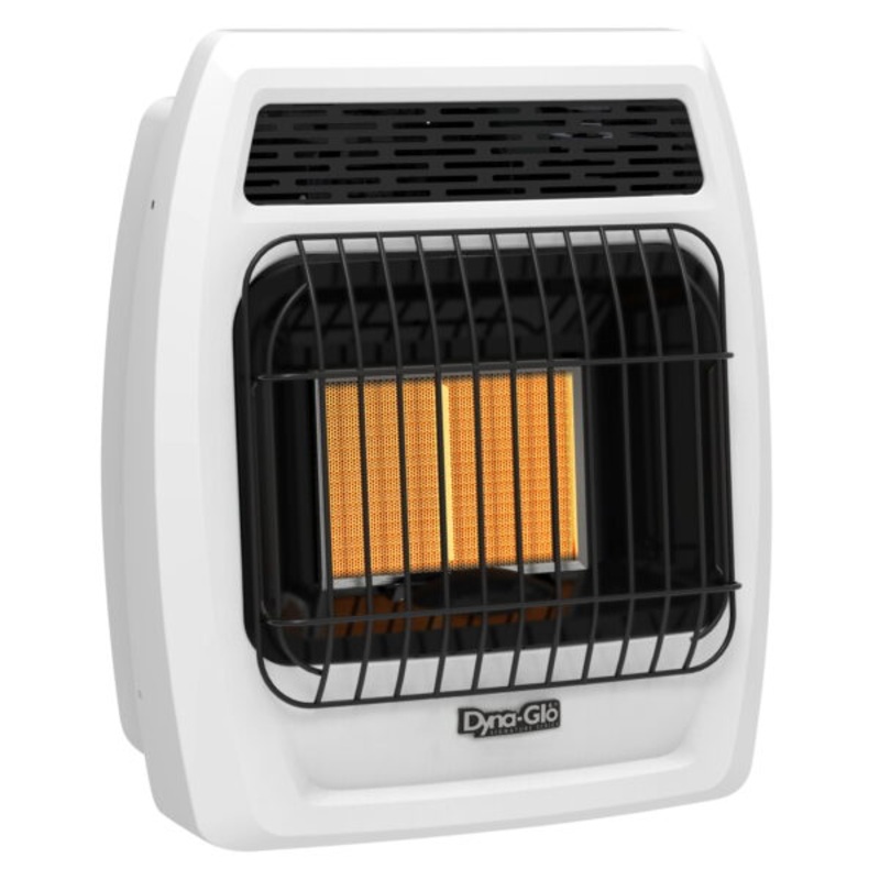 Dyna-Glo 12,000 BTU Natural Gas Infrared Vent Free Thermostatic Wall Heater | Bigbigmart.com
