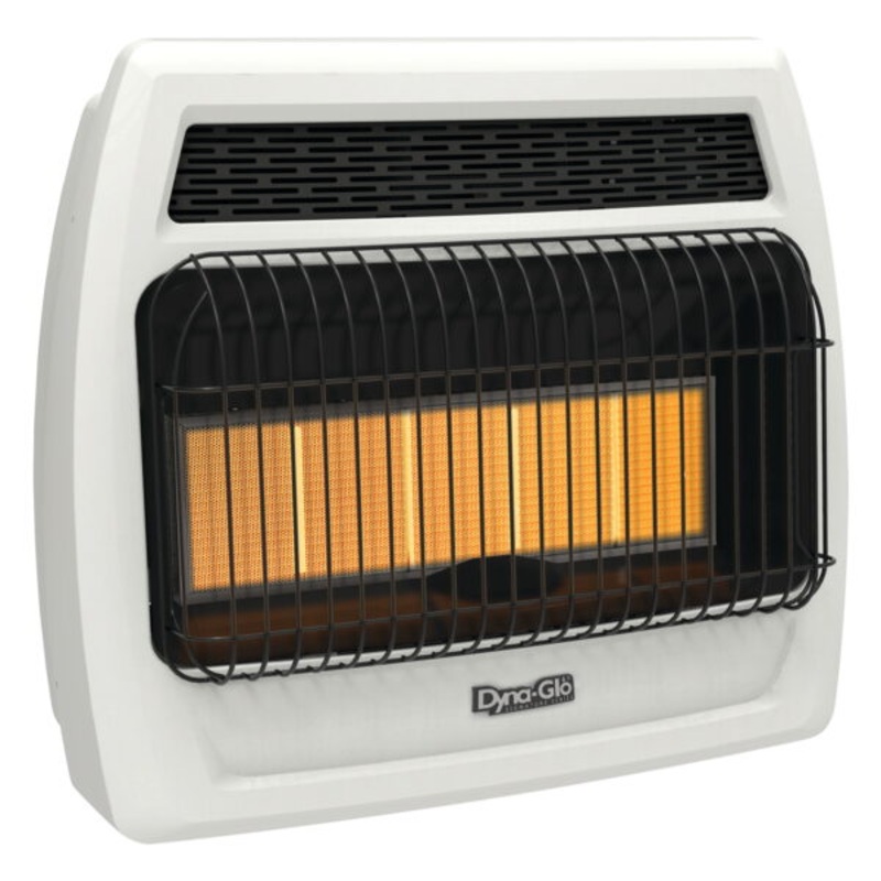 Dyna-Glo 30,000 BTU Natural Gas Infrared Vent Free Thermostatic Wall Heater | Bigbigmart.com