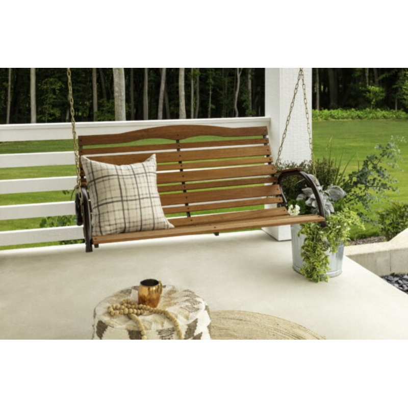 Jack Post Corporation CG-05Z 48 in. High Back Wood Swing With Chain | Bigbigmart.com