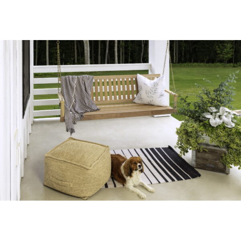 Jack-Post Jennings 2 Person Hardwood Porch Swing with Chains Unstained | Bigbigmart.com
