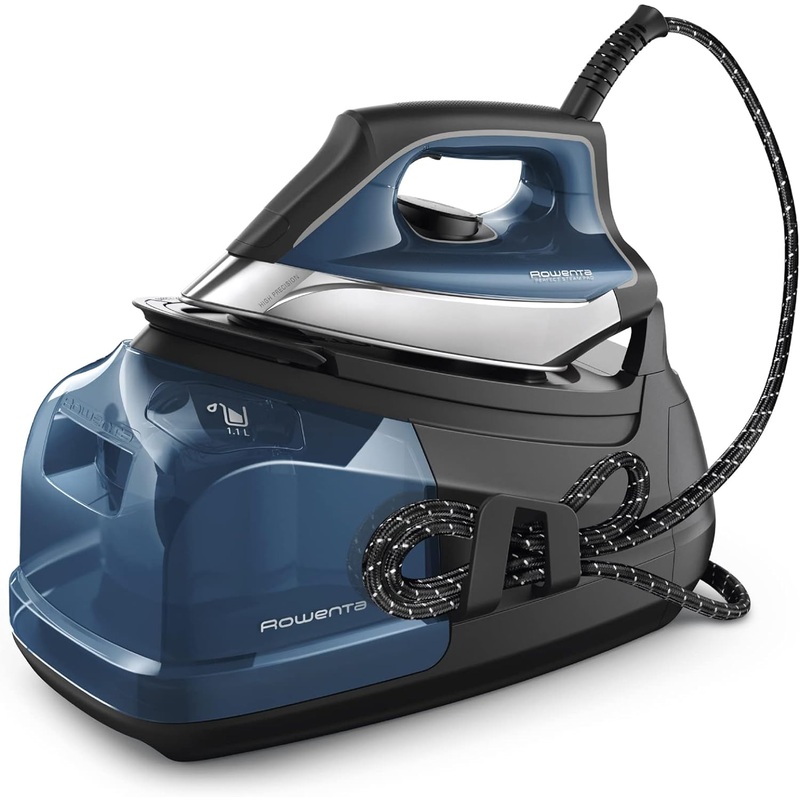 Rowenta Perfect Steam Pro Stainless Steel Soleplate Professional Steam Station for Clothes 1.1 Liter Removable Tank 1800 Watts Ironing, Fabric Steamer, Garment Steamer DG8624 | Bigbigmart.com