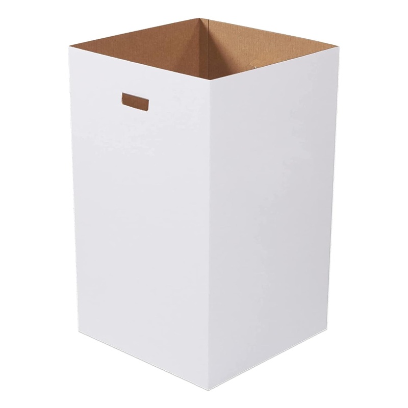 AVIDITI Cardboard Trash Cans and Recycling Bins, 40 Gallon 18L x 18W x 30H 10-Pack