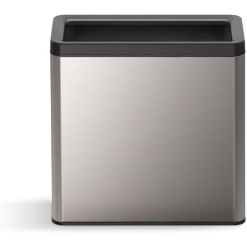 Kohler K-31313-ST 12-Liter Open-Top Trash Can, Stainless Steel | Bigbigmart.com