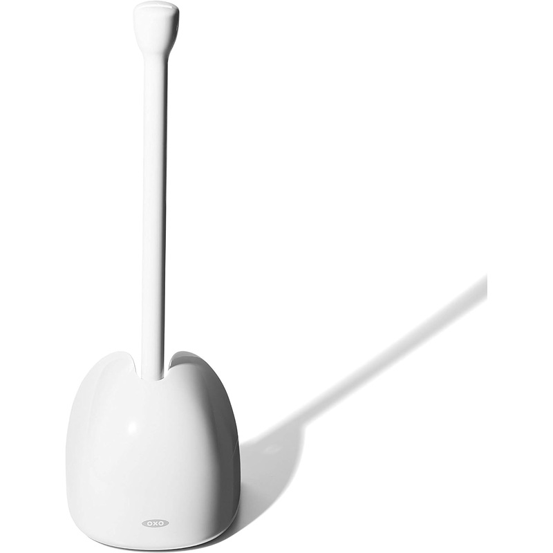 OXO Good Grips Toilet Plunger with Cover, White | Bigbigmart.com