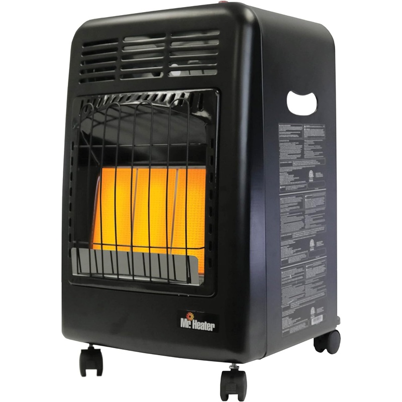 Mr. Heater MH18CH Radiant Cabinet LP Heater,Black | Bigbigmart.com