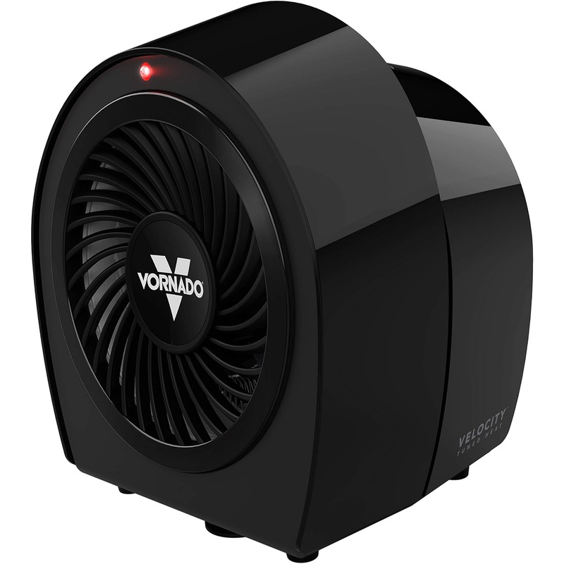 Vornado Velocity 1R Personal Space Heater with 2 Heat Settings and Advanced Safety Features, Black | Bigbigmart.com