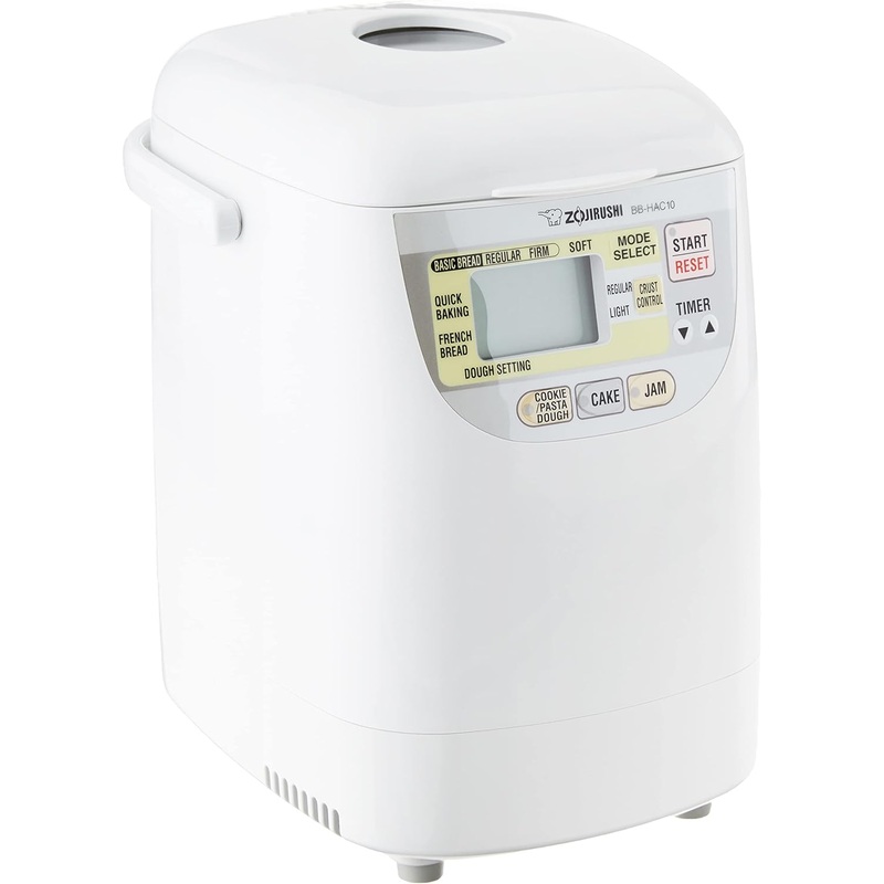Zojirushi BB-HAC10 Home Bakery 1-Pound-Loaf Programmable Mini Breadmaker, White | Bigbigmart.com