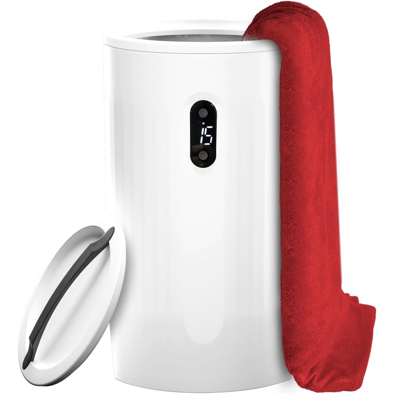 Bartnelli Pro Luxury Premium Towel Warmer, Extra Large Modern Bucket Style Warmer for Home Bath & Spa Towels, Blankets & Bathrobes | Great Gift Idea for Men, Women for Holidays,Birthdays,Anniversaries | Bigbigmart.com