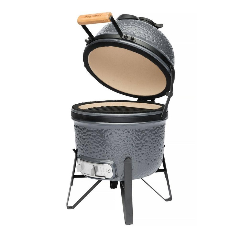 BergHOFF 2415703 13 in. Ceramic Charcoal Grill in Blue | Bigbigmart.com