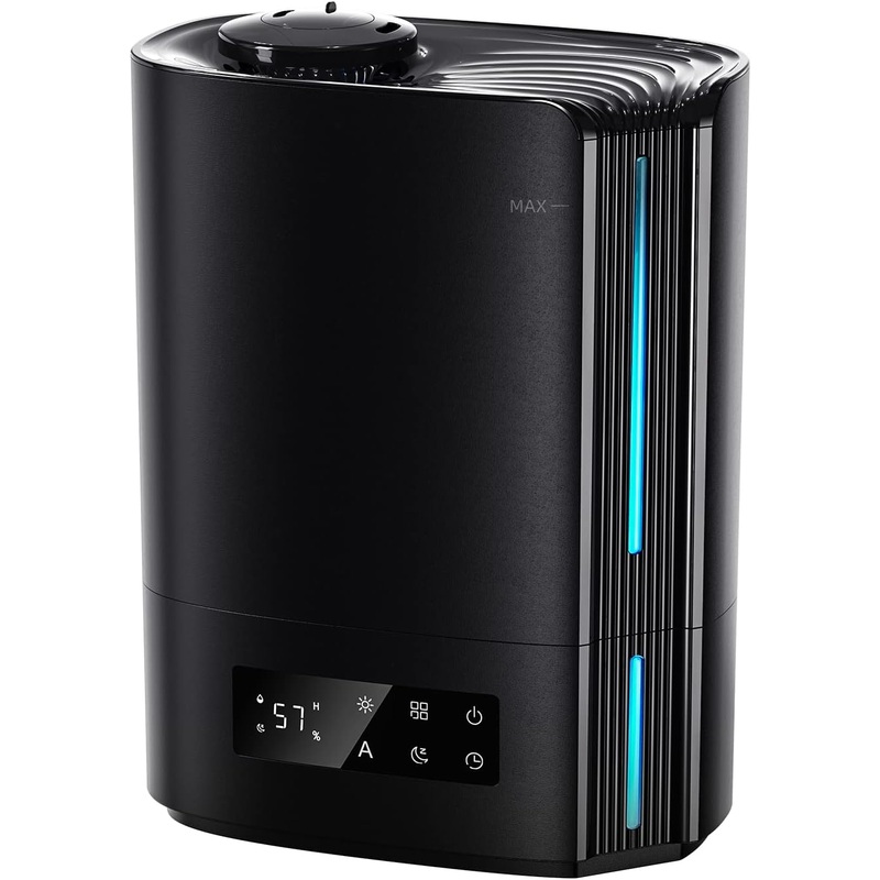 BREEZOME 6L Humidifiers for Bedroom Large Room & Essential Oil Diffuser, Ultrasonic Top Fill Cool Mist Humidifiers for Baby, Plants, Nursery Last up to 60 Hours, Smart Humidistat Control, Ultra Quiet | Bigbigmart.com