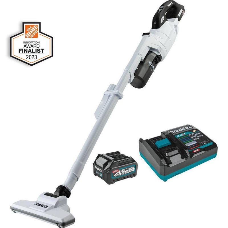 Makita GLC03R1 40V max XGT Brushless Cordless Cyclonic 4-Speed HEPA Filter Handheld Compact Stick Vacuum Kit (2.0Ah) | Bigbigmart.com