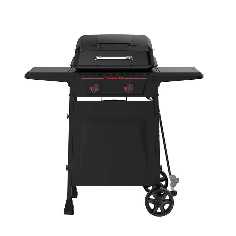 Megamaster 720-1065 Megamaster 2-Burner Propane Gas Grill in Black | Bigbigmart.com