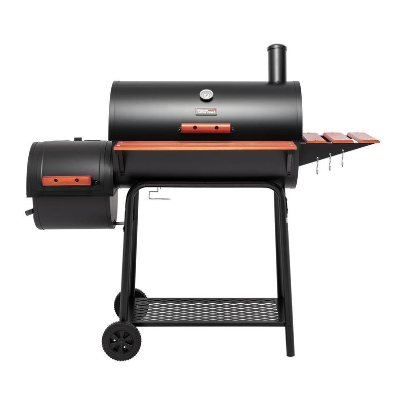 Royal Gourmet CC1830WCR Barrel Charcoal Grill 811 sq. in . Black with Cover Bundle | Bigbigmart.com