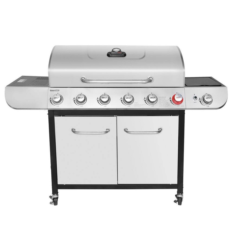 Royal Gourmet SG6002R 6-Burner BBQ Liquid Propane Gas Grill with Sear and Side Burner | Bigbigmart.com