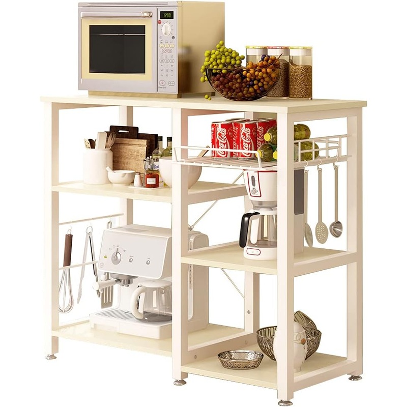 soges 3-Tier Kitchen Baker’s Rack Utility Microwave Oven Stand Storage Cart Workstation Shelf W5s-MO | Bigbigmart.com