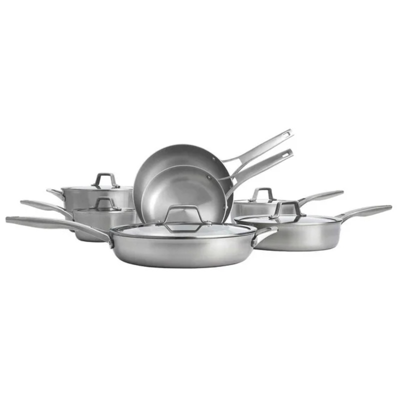 Calphalon Premier 12-Piece Stainless Steel Cookware Set | Bigbigmart.com
