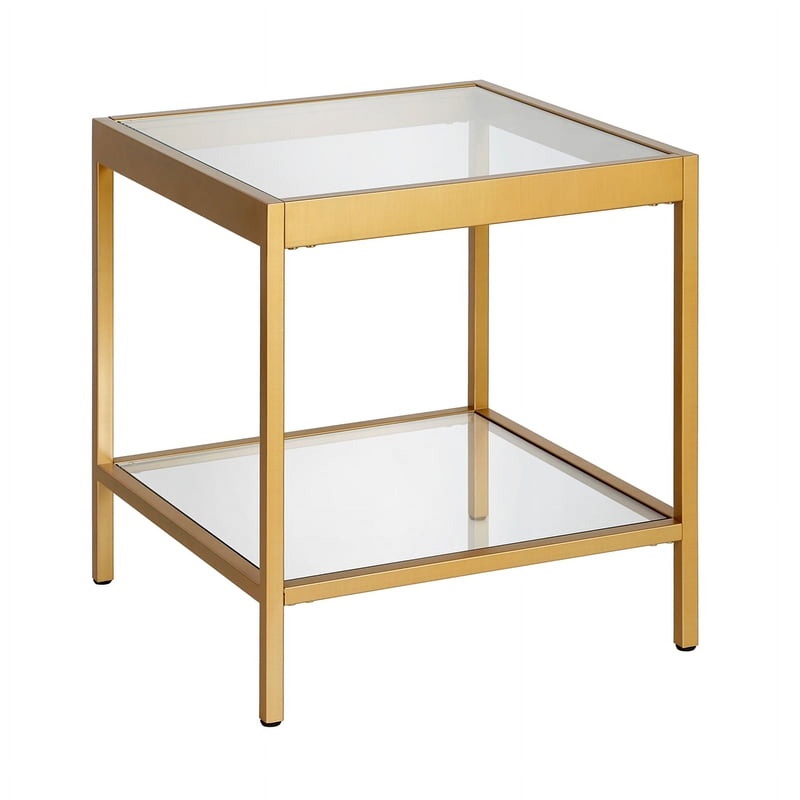 Evelyn&Zoe Alexis Side Table Brass finish | Bigbigmart.com