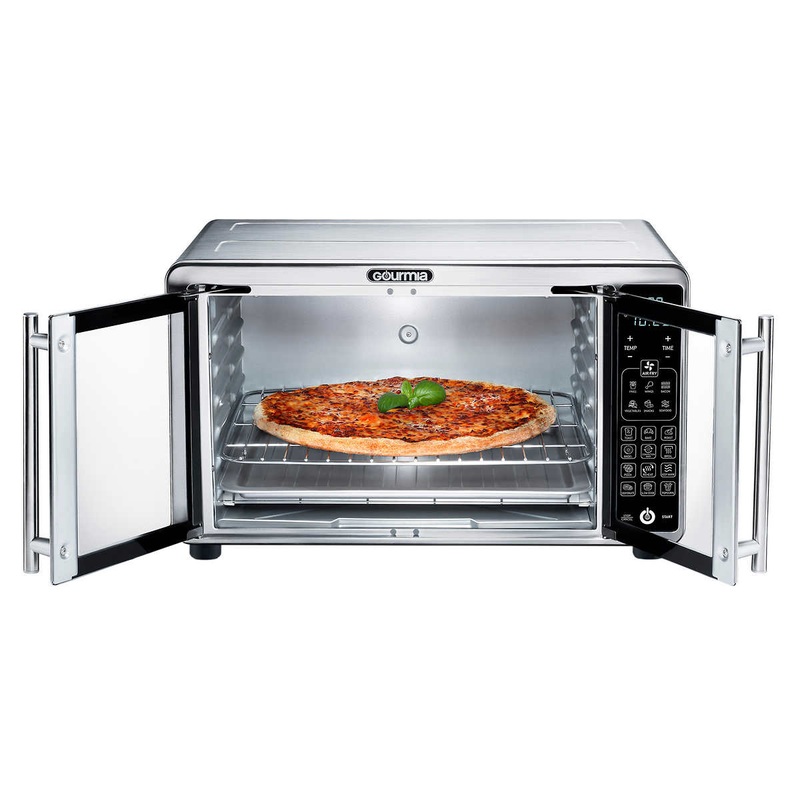 Gourmia 43L XL 12-Slice Digital Air Fryer Oven with Single-Pull French Doors | Bigbigmart.com