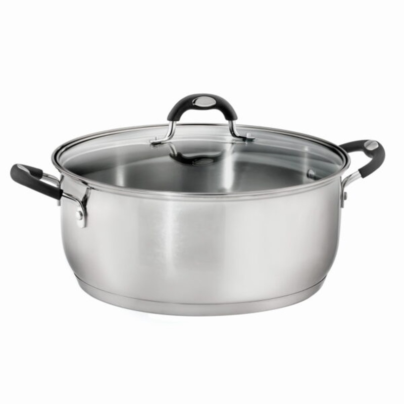 Tramontina Gourmet 9 Quart Stainless Steel Dutch Oven | Bigbigmart.com