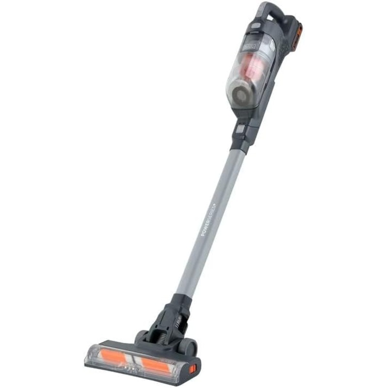BLACK+DECKER POWERSERIES+ 20V MAX Cordless Vacuum, LED Floor Lights, Lightweight, Portable, Battery Included (BHFEA18D1), Gray | Bigbigmart.com