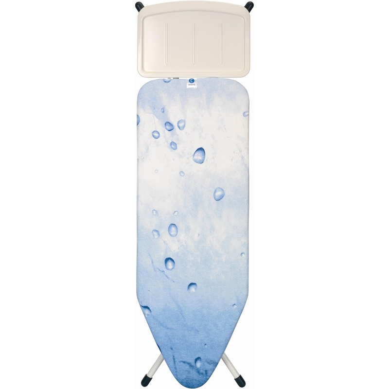 Brabantia Size C Ironing Board (49×18 in) 7 Height Options, Solid Steam Unit Rest Holder (Ice Water) Non-Slip Feet, Anti-Collapse Child Locks | Bigbigmart.com