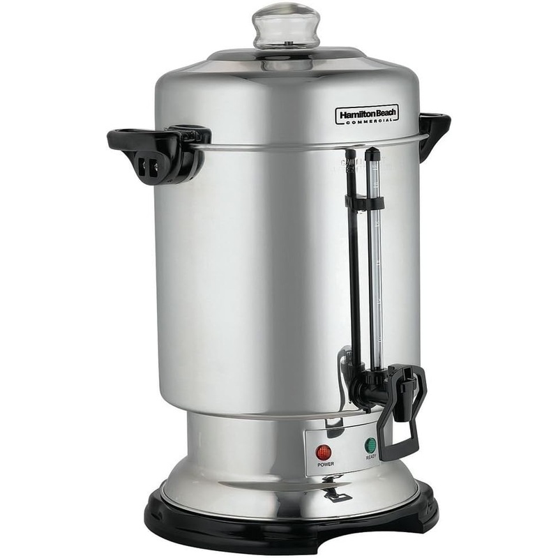 Hamilton Beach Commercial Stainless Steel Coffee Urn, 60 Cup Capacity D50065, 16 | Bigbigmart.com