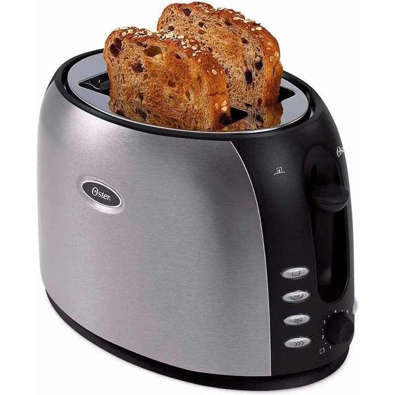 Oster 2 Slice Toaster, Brushed Stainless Steel (TSSTJC5BBK) | Bigbigmart.com