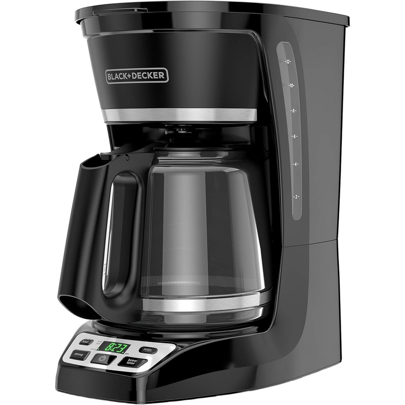 BLACK+DECKER 12-Cup* Programmable Coffeemaker, Black, CM1070B-4 | Bigbigmart.com