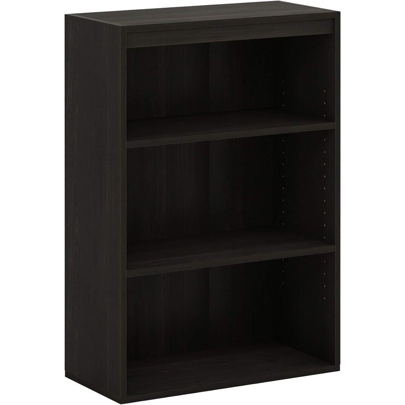 Furinno Pasir 3-Tier Open Shelf Bookcase, Cinnamon Cherry | Bigbigmart.com