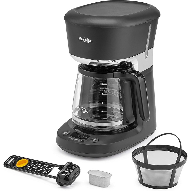 Mr. Coffee 12 Cup Dishwashable Coffee Maker with Advanced Water Filtration & Permanent Filter | Bigbigmart.com
