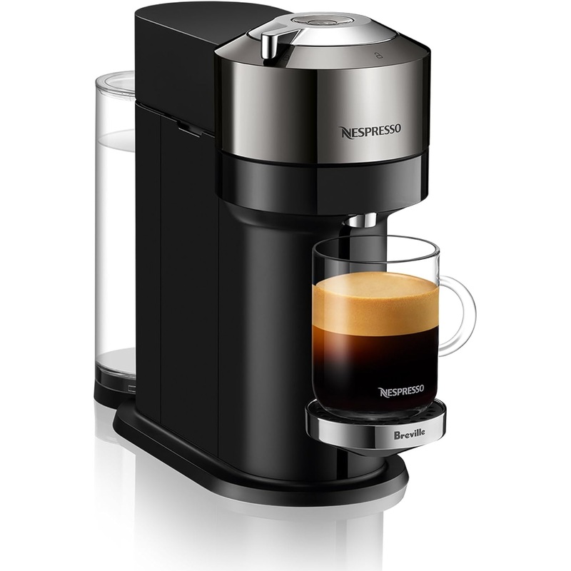 Nespresso Vertuo Next Coffee and Espresso Machine by Breville,1.1 liters, Dark Chrome | Bigbigmart.com