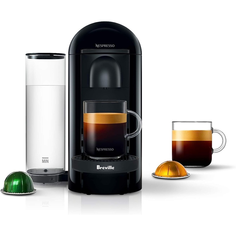 Nespresso VertuoPlus Coffee and Espresso Machine by Breville,60 fluid ounces, Ink Black | Bigbigmart.com