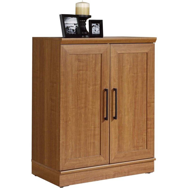 Sauder HomePlus Base Pantry Cabinet, L: 29.61 x W: 17.01 x H: 37.40, Sienna Oak finish | Bigbigmart.com