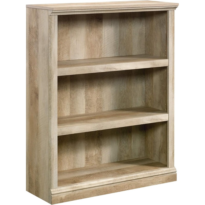 Sauder Miscellaneous Storage 3-Shelf Bookcase/ Book Shelf, Lintel Oak finish | Bigbigmart.com