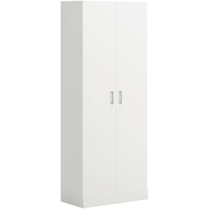 Sauder Miscellaneous Storage Cabinet, Large, White | Bigbigmart.com