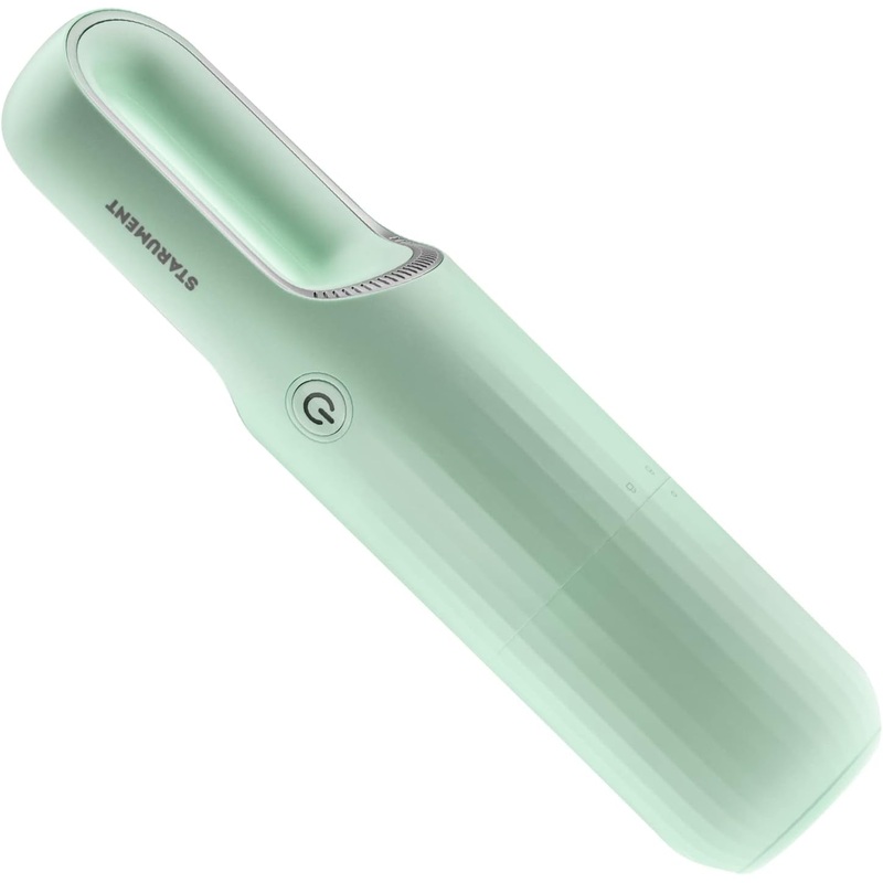 STARUMENT Vacuum Cleaner for Dust, Pet Hair Dirt Home, Car Interior Lightweight, Portable, Handheld, Cordless, Easy to Use, Compact Design Battery Rechargeable with USB-C Cable (Mint Green) | Bigbigmart.com
