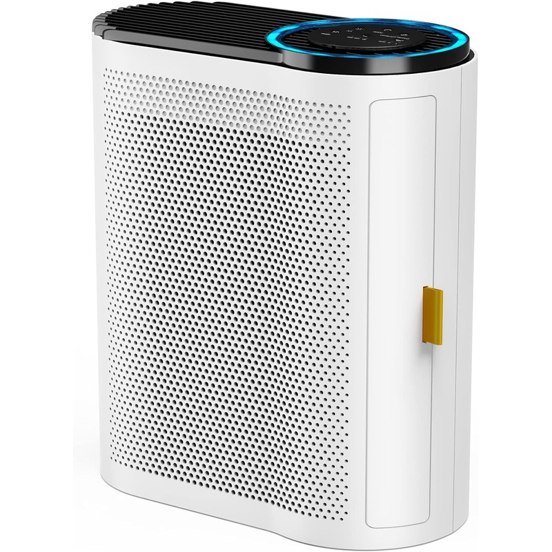 AROEVE Air Purifiers for Large Room Up to 1095 Sq Ft Coverage with Air Quality Sensors High-Efficiency HEPA Filter with Auto Function for Home, Bedroom, MK04- Black | Bigbigmart.com