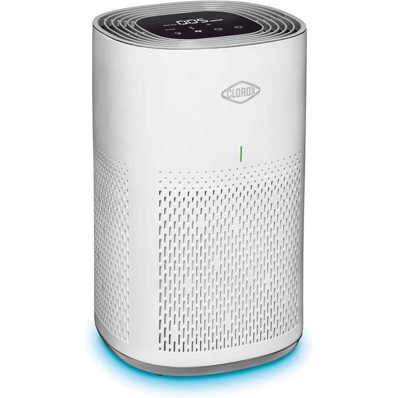 Clorox Smart Air Purifiers for Home, True HEPA Filter, Works with Alexa, Medium Rooms up to 1,000 Sq Ft, Removes 99.9% of Viruses, Wildfire Smoke, Mold, Allergies, Dust, AUTO Mode, Whisper Quiet | Bigbigmart.com