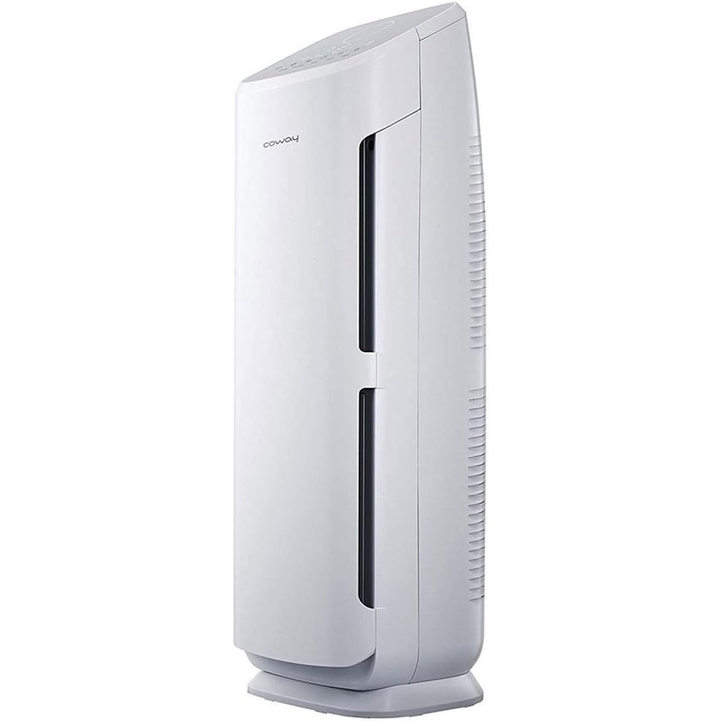 Coway Tower True HEPA air purifier with Air Quality Monitoring, Auto Mode, Timer, Filter Indicator, White (AP-1216L) | Bigbigmart.com