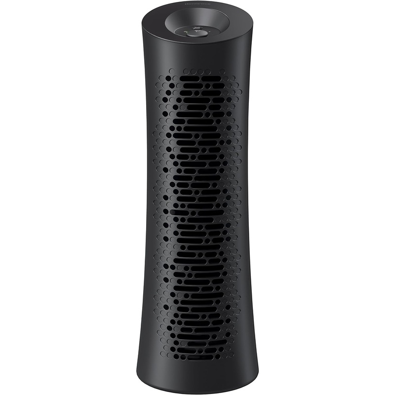Honeywell HEPA Tower Air Purifier, Airborne Allergen Reducer for Medium/Large Rooms (200 sq ft), Black – Wildfire/Smoke, Pollen, Pet Dander, and Dust Air Purifier, HPA030 | Bigbigmart.com