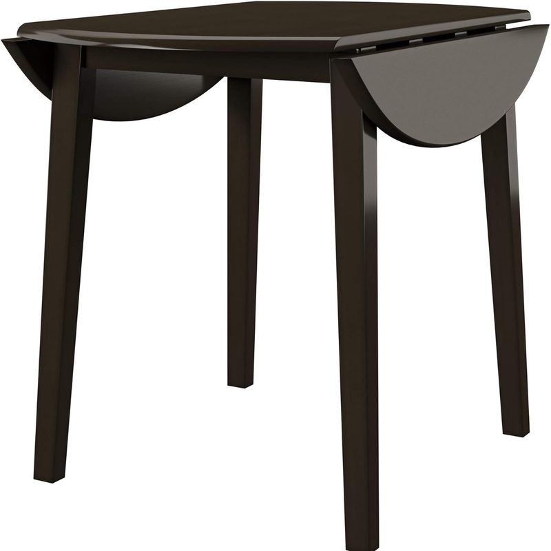Signature Design by Ashley Hammis Round Dining Room Drop Leaf Table, Dark Brown | Bigbigmart.com
