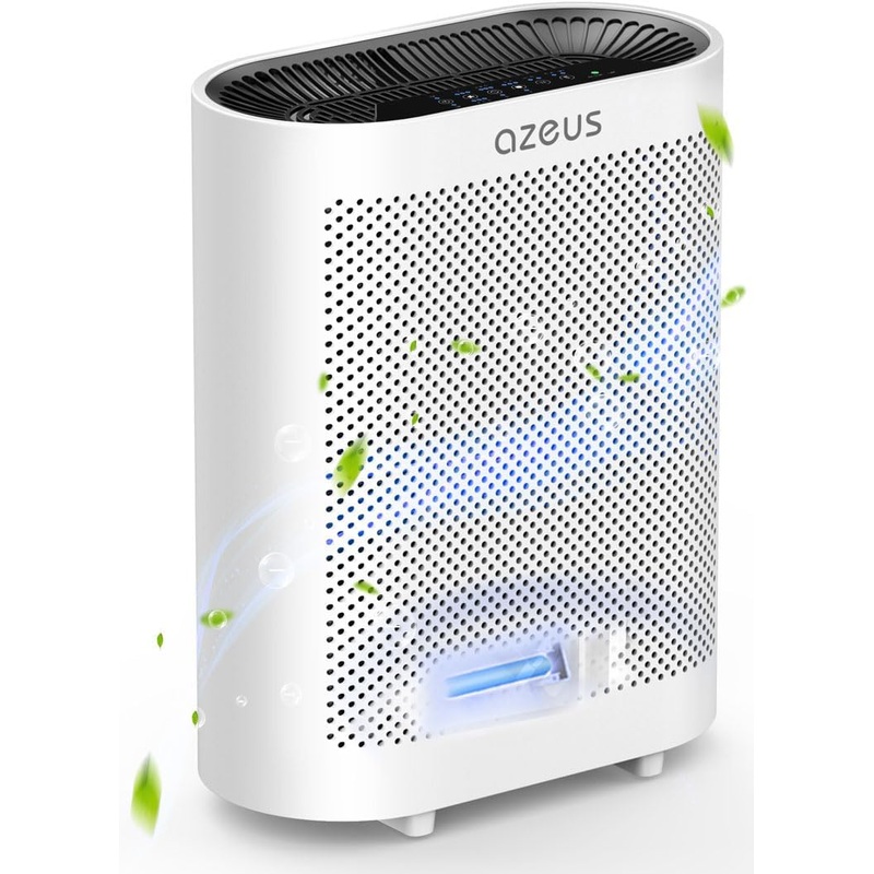 True HEPA Air Purifier for Home, Up to 2160 sq ft Large Room, UV light | Ionic Generator | Office or Commercial Filter 99.97% Pollen Smoke Dust Pet Dander Auto Mode Sensor | Bigbigmart.com