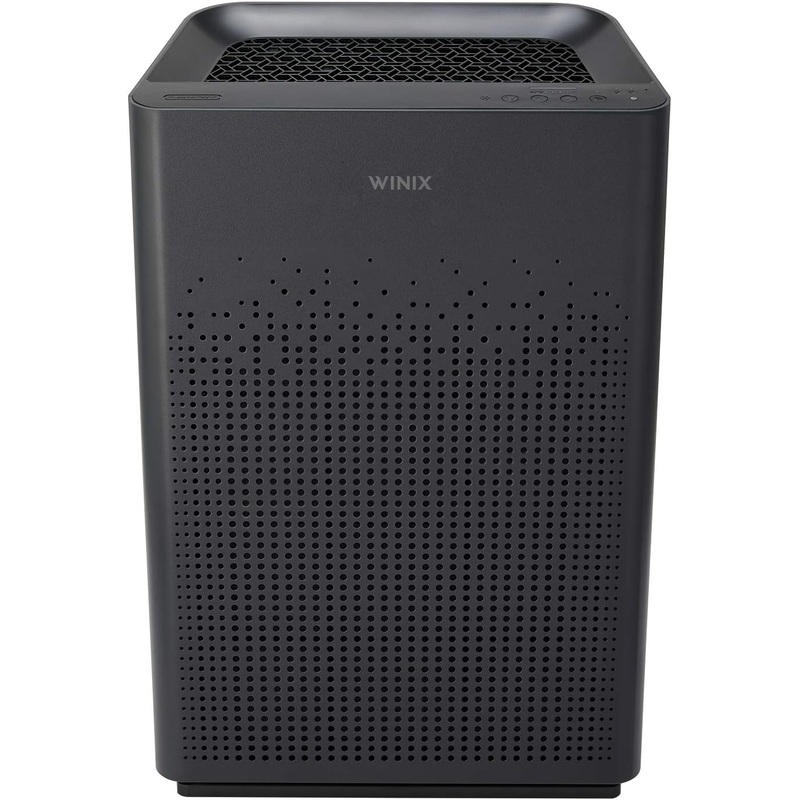 Winix AM80 True HEPA Air Purifier with Washable Advanced Odor Control (AOC) Carbon Filter, 360sq ft Room Capacity, Dark Grey, Large | Bigbigmart.com