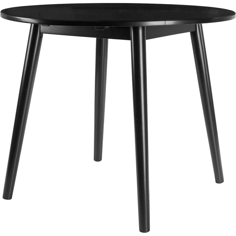 Winsome Moreno Dining Table, Black 35.43×35.43×28.94 | Bigbigmart.com