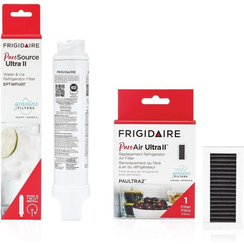Frigidaire FRIGCOMBO4 PureSource (EPTWFU01) & PureAir Ultra II (PAULTRA2) Water & Air Filter Combo Kit | Bigbigmart.com