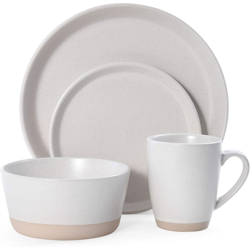 Pfaltzgraff Hudson 16-Piece Dinnerware Set, Beige | Bigbigmart.com