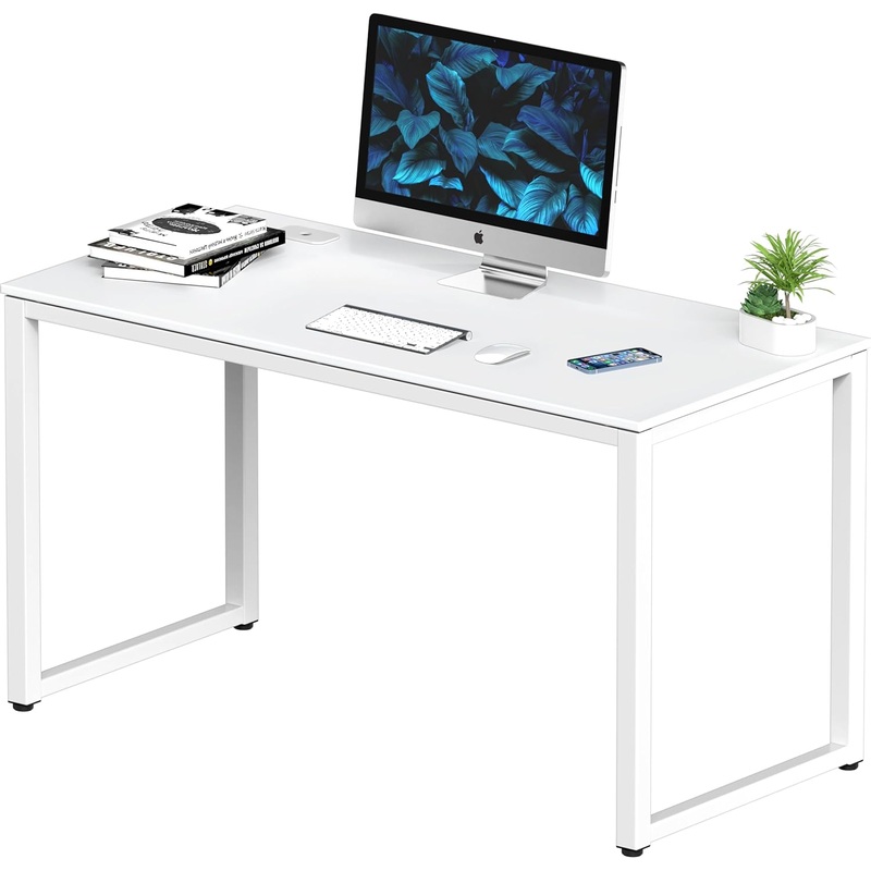 SHW 48 Home Office Computer Desk, 24 Deep, White | Bigbigmart.com